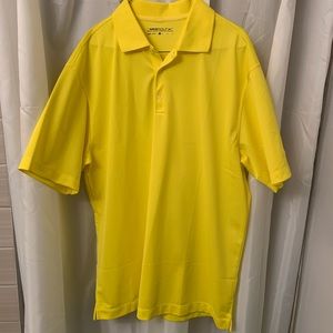 Dri-fit Nike golf shirt with collar.